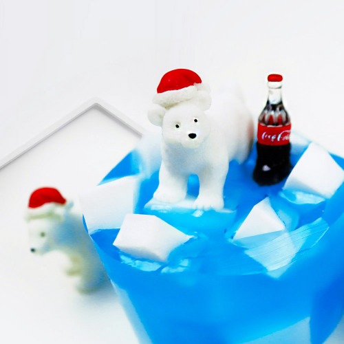 [무료배송] 독후활동 홈스쿨링추천 (3인용) 북극곰 피규어 비누 만들기 KIT